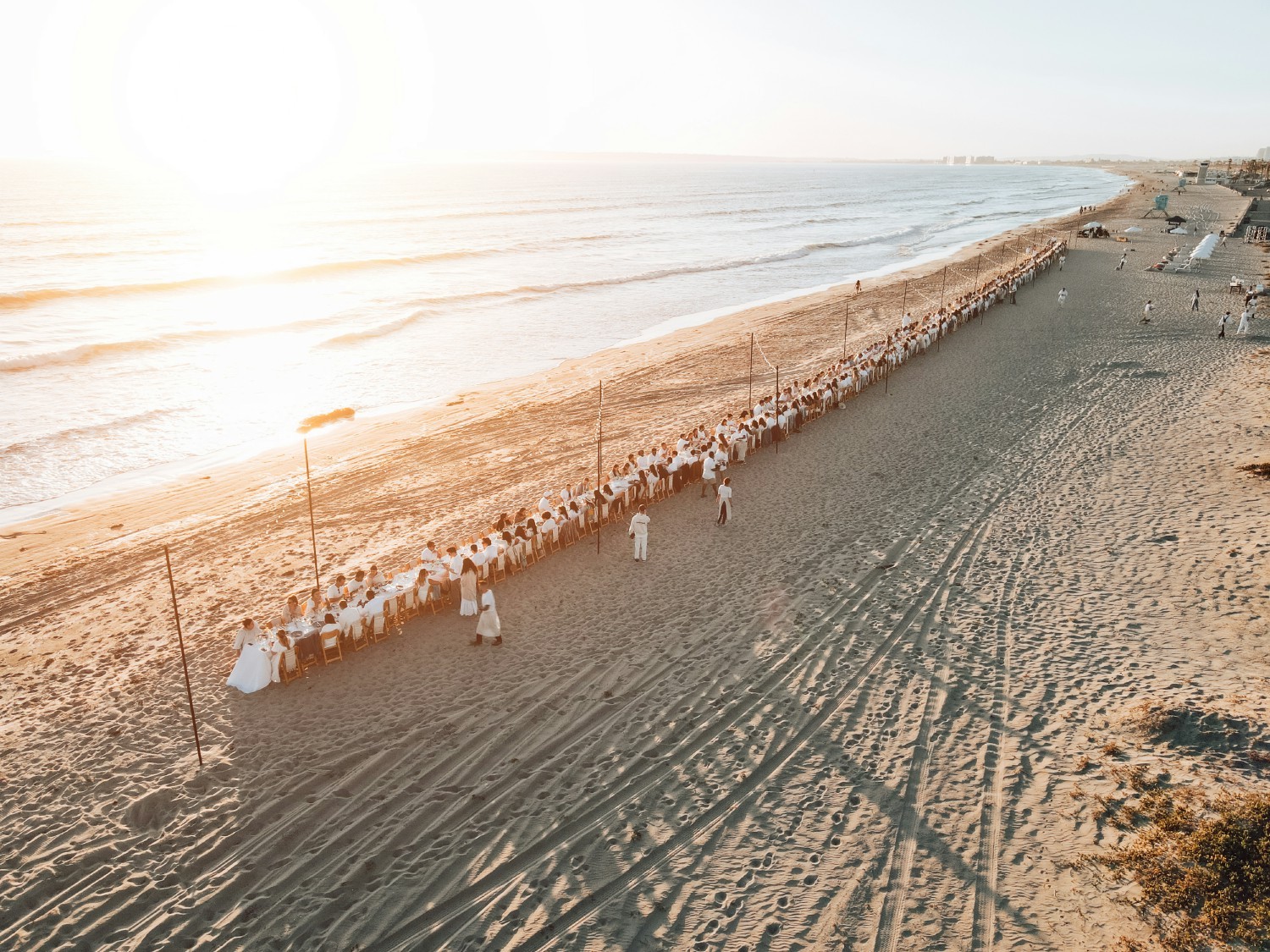 Our family dinners bring the company together, and our most recent saw 400+ people dine on the beach.