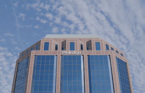 Pinkston's state-of-the-art workplace maximizes connection
and creativity among our team members