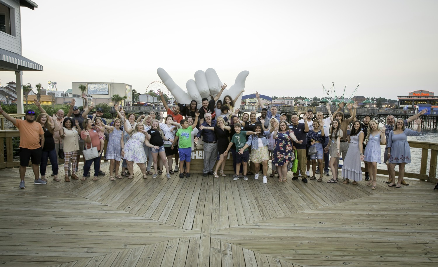 Sandy toes, salty breezes, and seaside feasts – our company beach trip dinner in Myrtle Beach was a shore-ly good time 