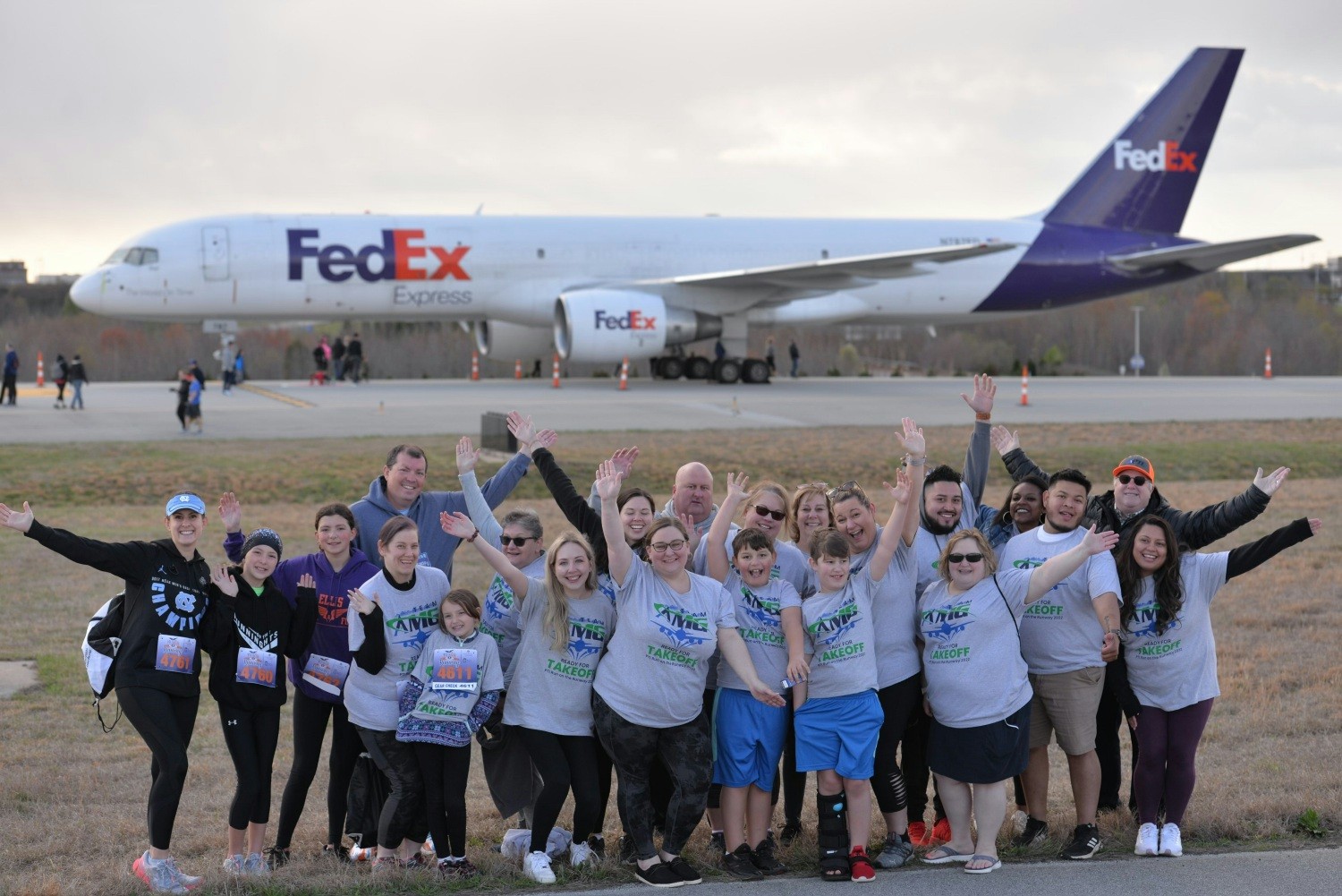 Employees & community members took flight for a great cause at the annual PTI Run on the Runway fundraising event. 