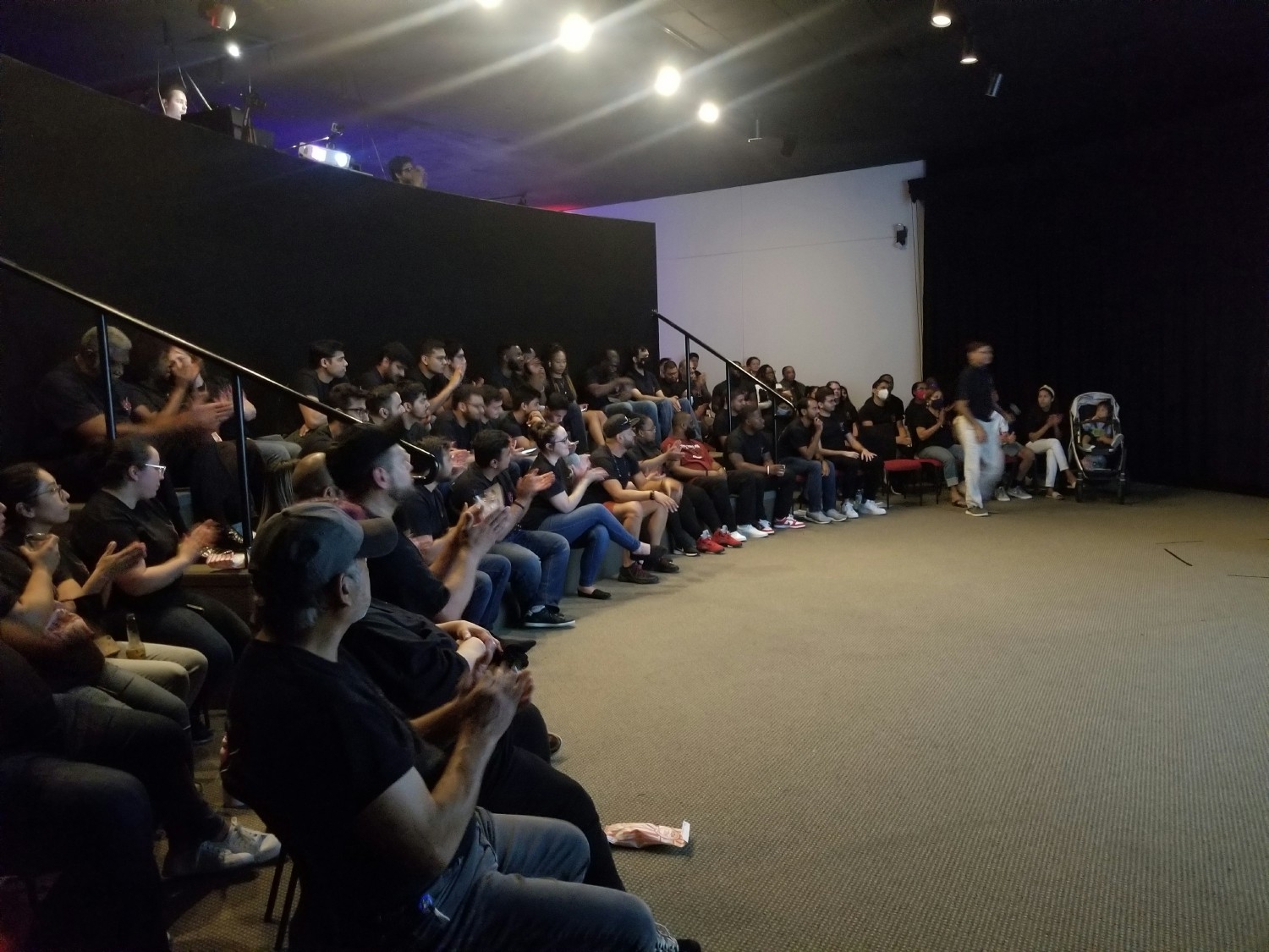 Our UMS employees at the Corporate office during an All Hands Meeting presentation.