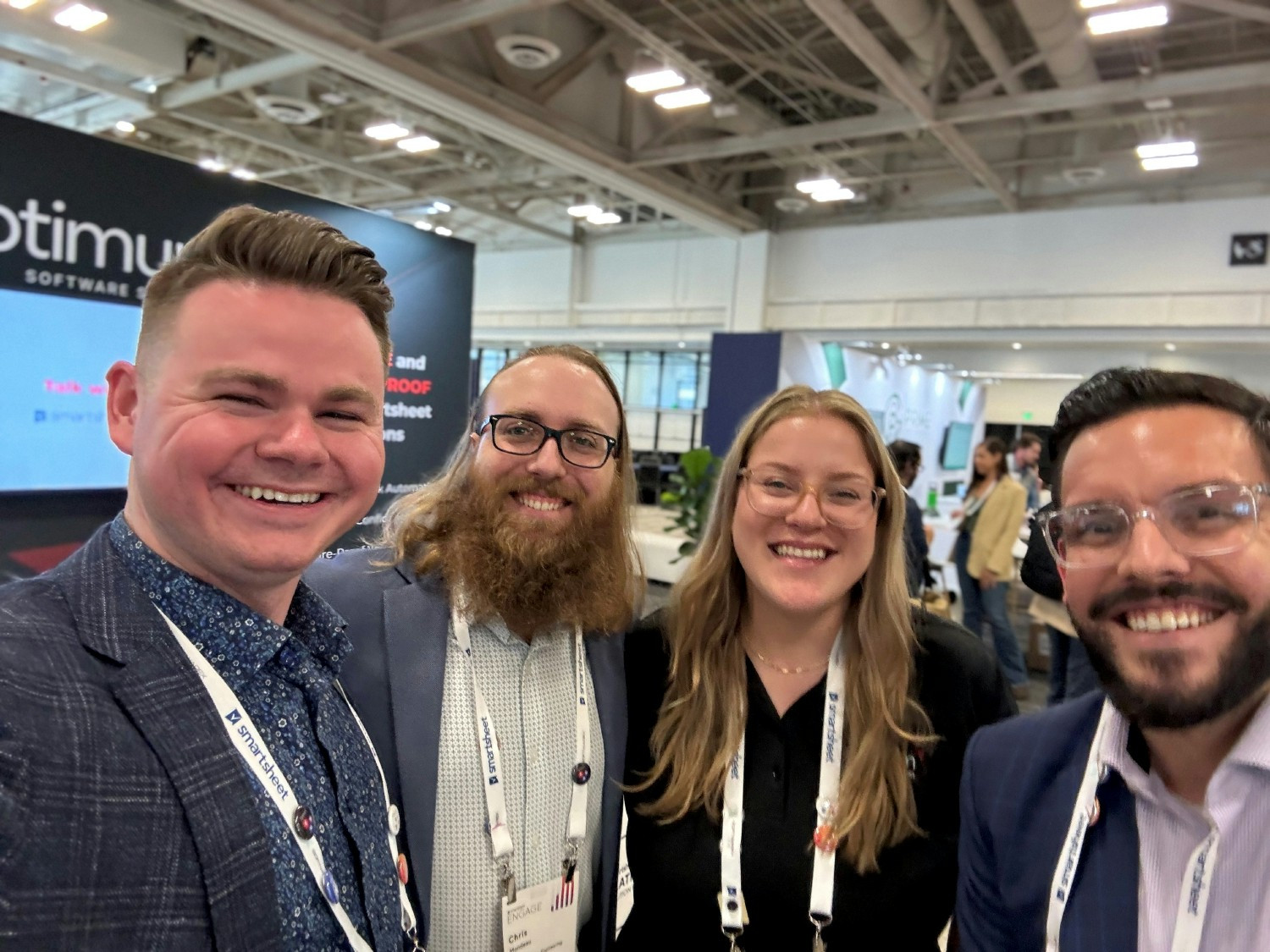 Team members at Smartsheet's annual conference in Seattle, WA.