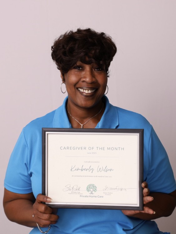 Kim Wilson nominee for Caregiver of the Year with Home Care Association of America