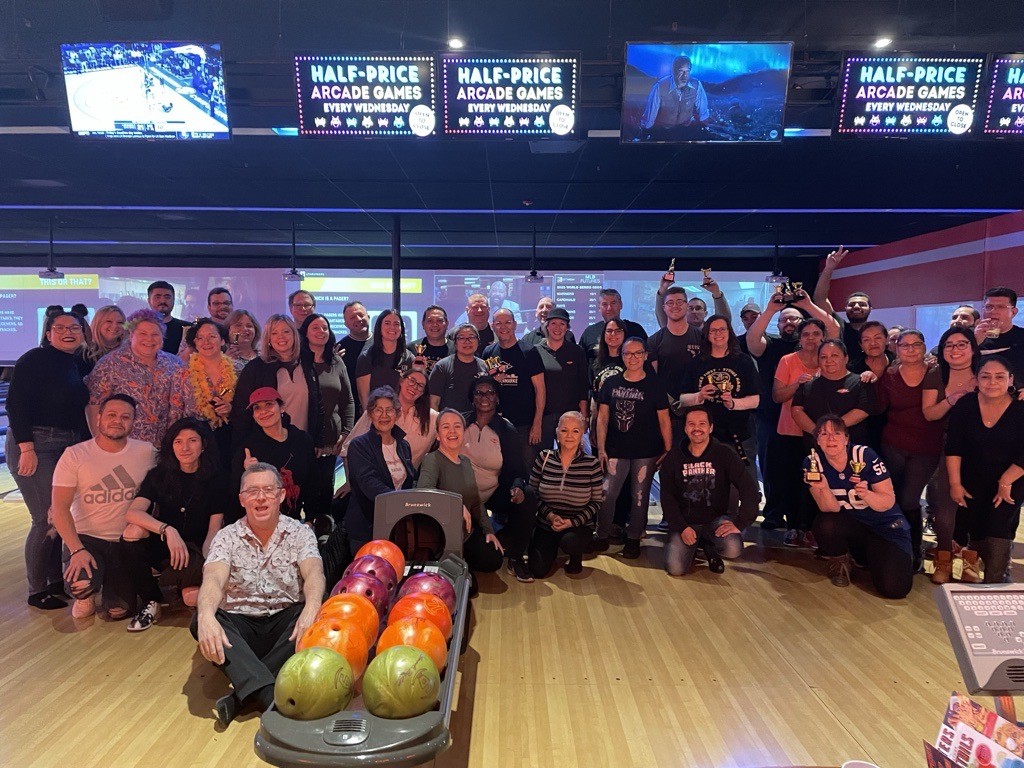 KTLP celebrated Employee Appreciation Day with a bowling tournament, complete with trophies for best team spirit.