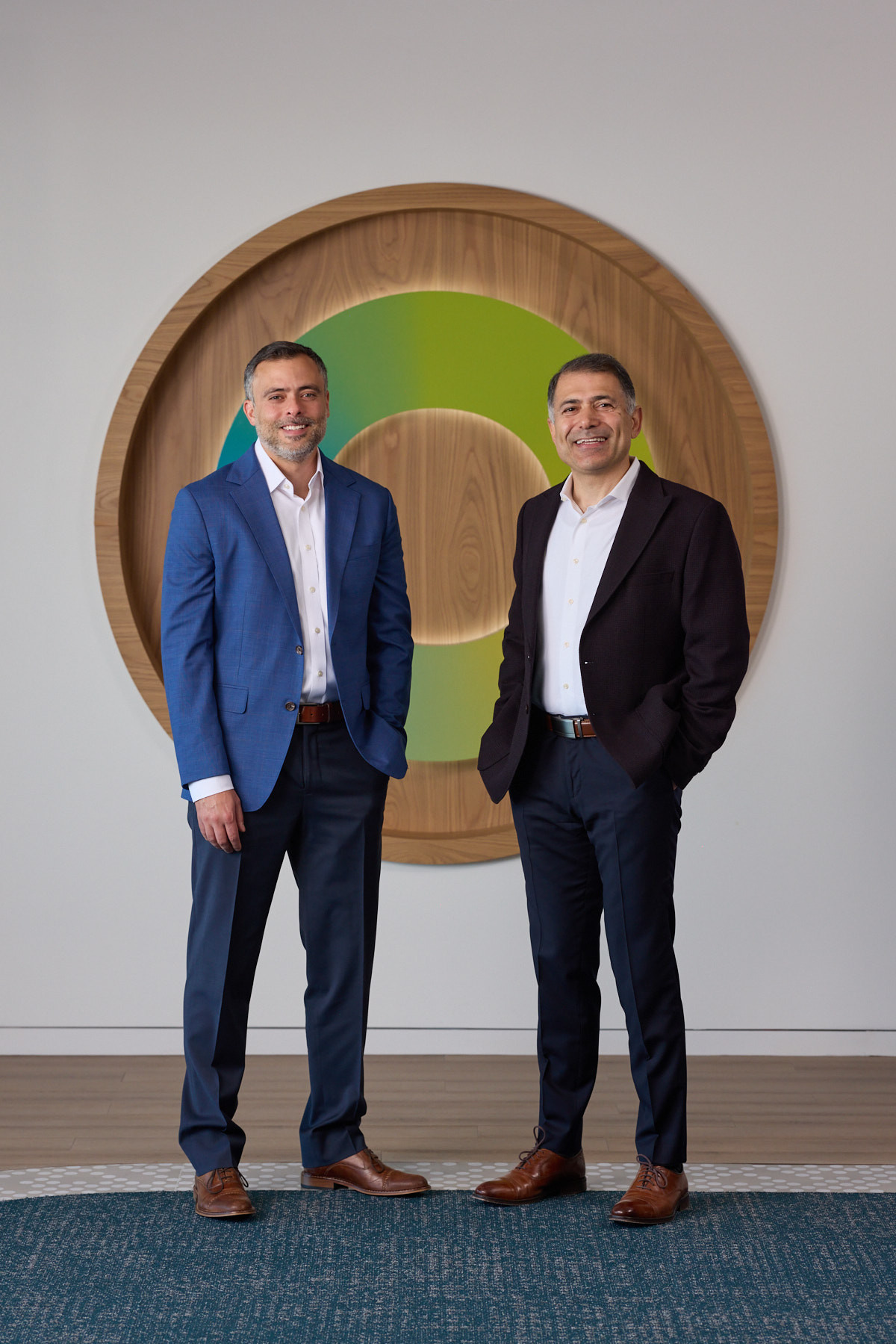 Ofinno's CEO, Kavon Nasabzadeh, and Founder & CTO, Esmael Dinan. 