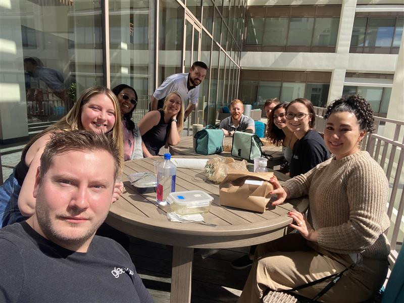Outdoor Lunch at the office