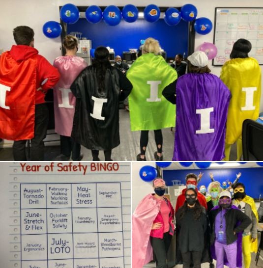 Rolling out the year of Safety at Sprout! Associates were thought on ergonomic basics and learned about power zones. 