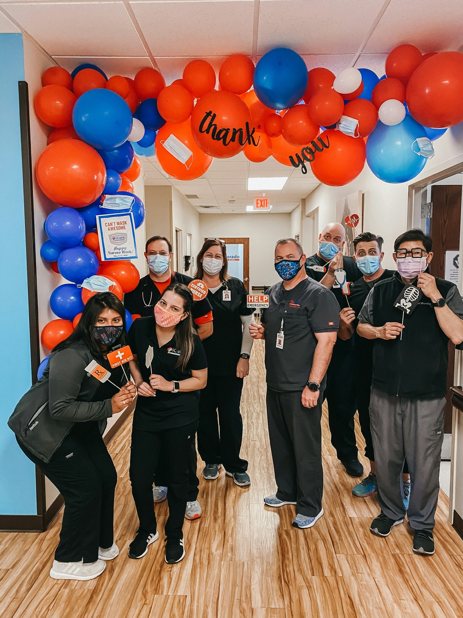 Frisco staff during Nurses Week Celebrations