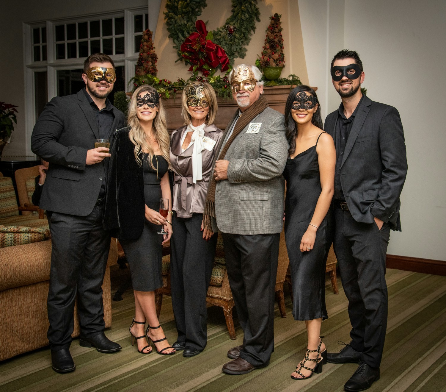 One of HFD Christmas Parties - Masquerade Ball!