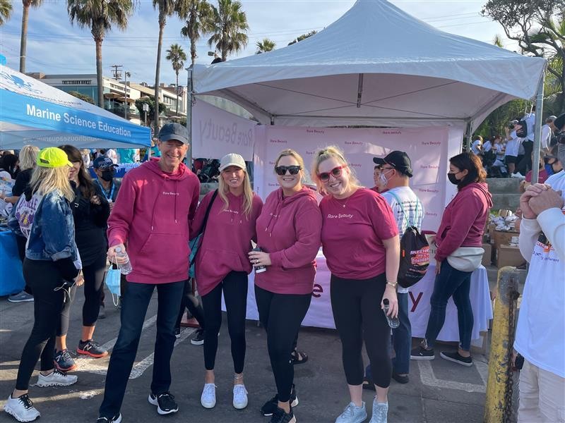 Rare Beauty team participates in community walk!