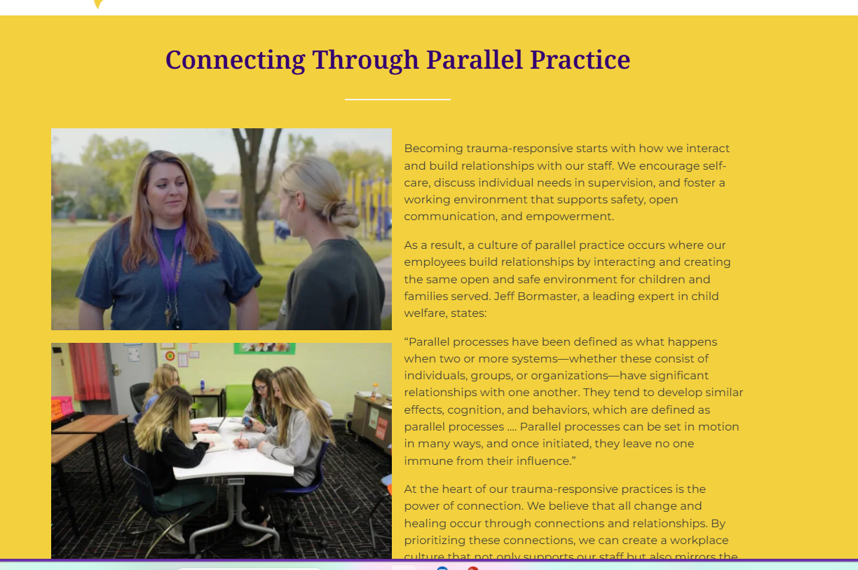 Connecting Through Parallel Practice