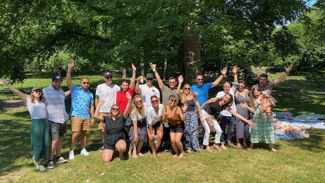 New York City offers many great spaces where our team can connect - including this picnic in Central Park.