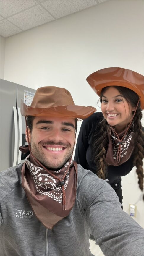Nashville employees enjoying a fun event in the office.