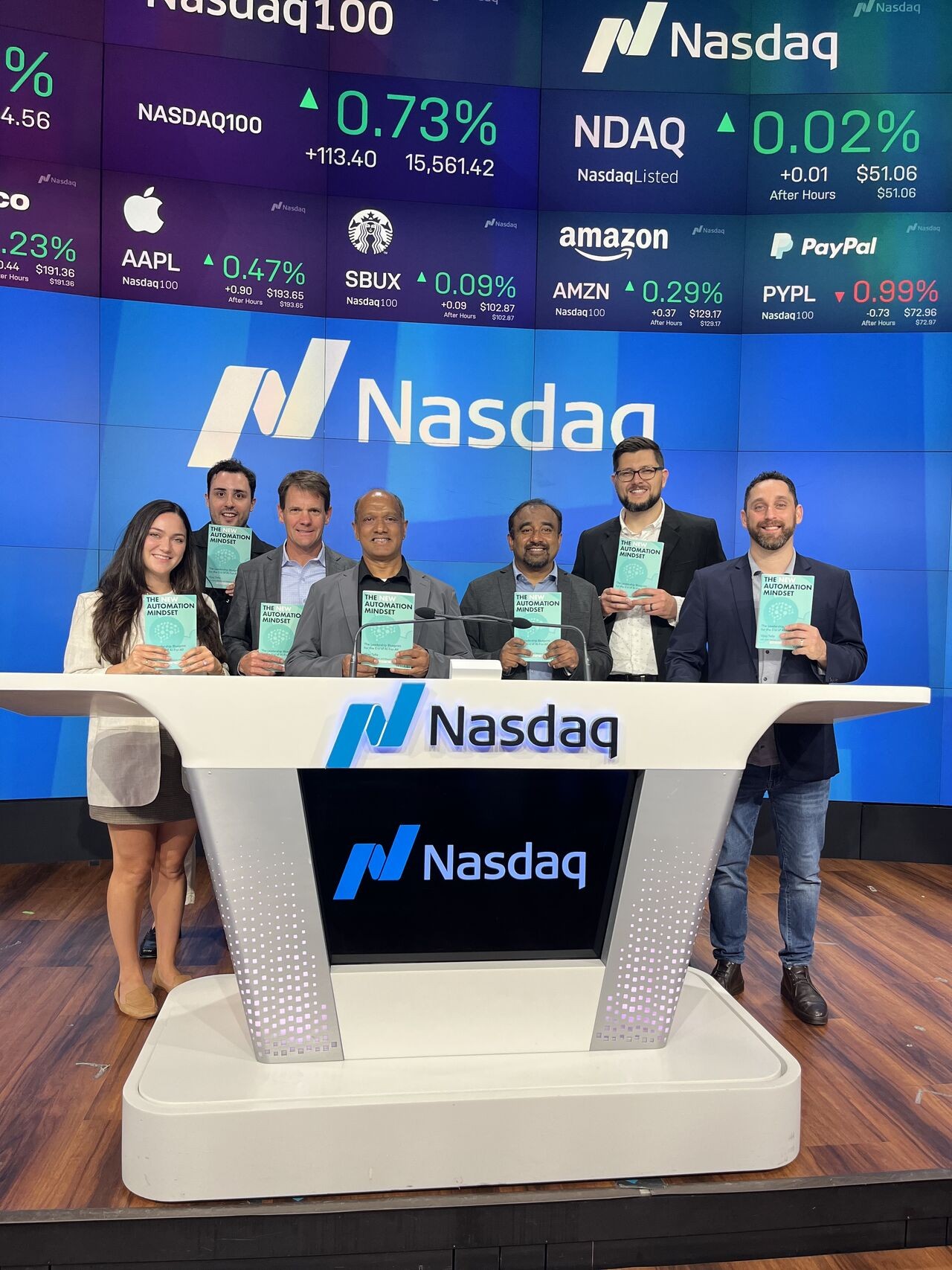 Nasdaq Closing Bell Ceremony