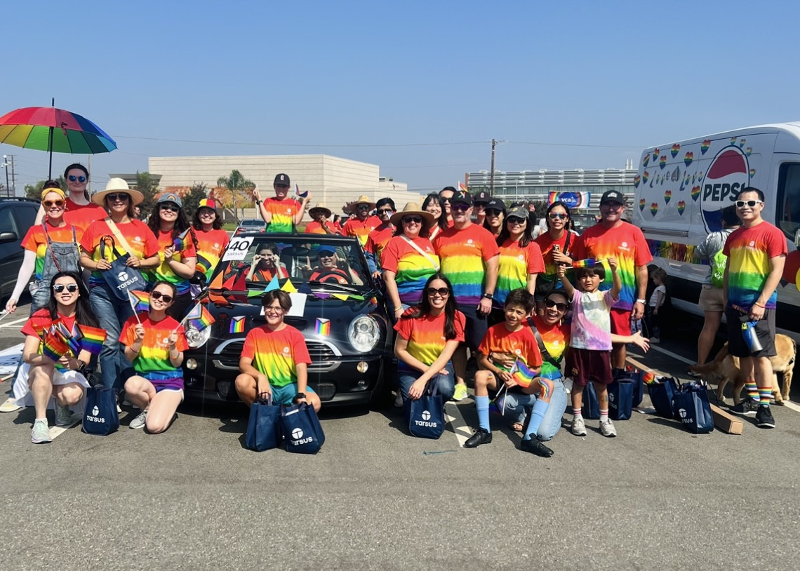 Tarsans attending the Orange County Pride Parade