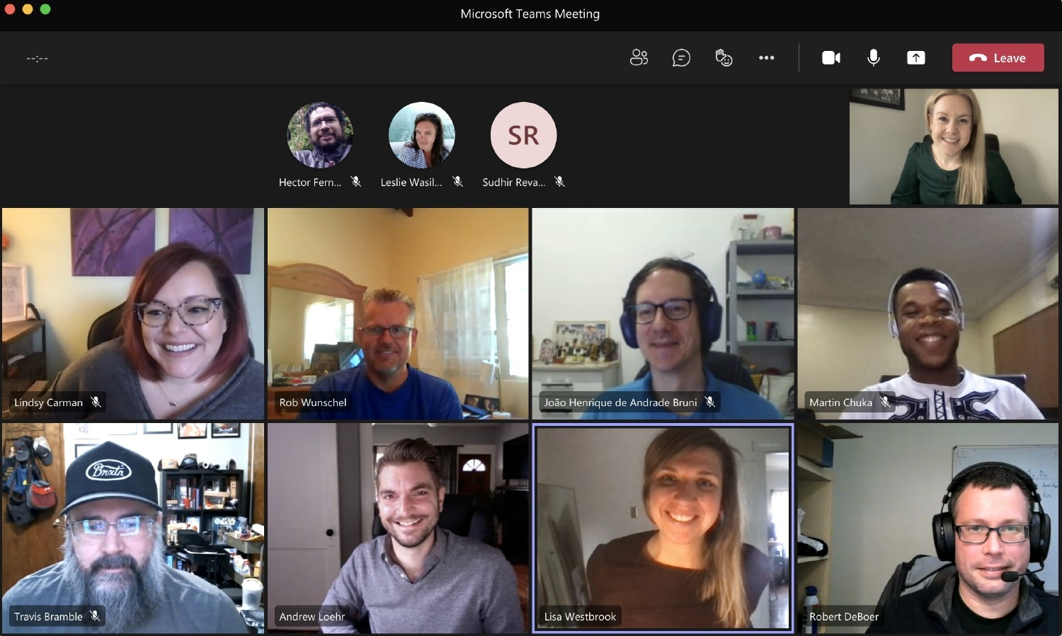 Weekly Virtual Team Meeting