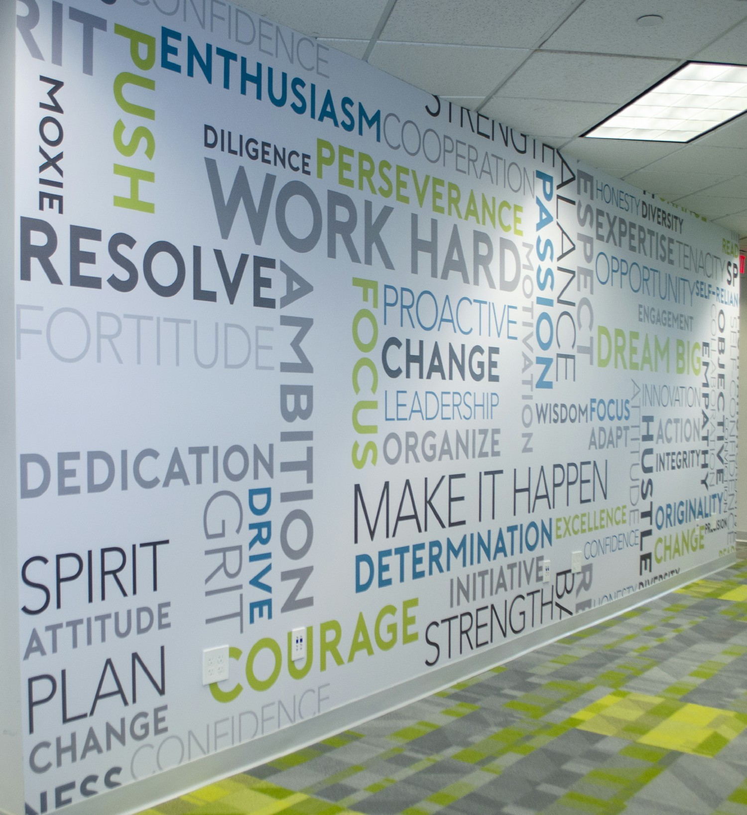 Office word wall 