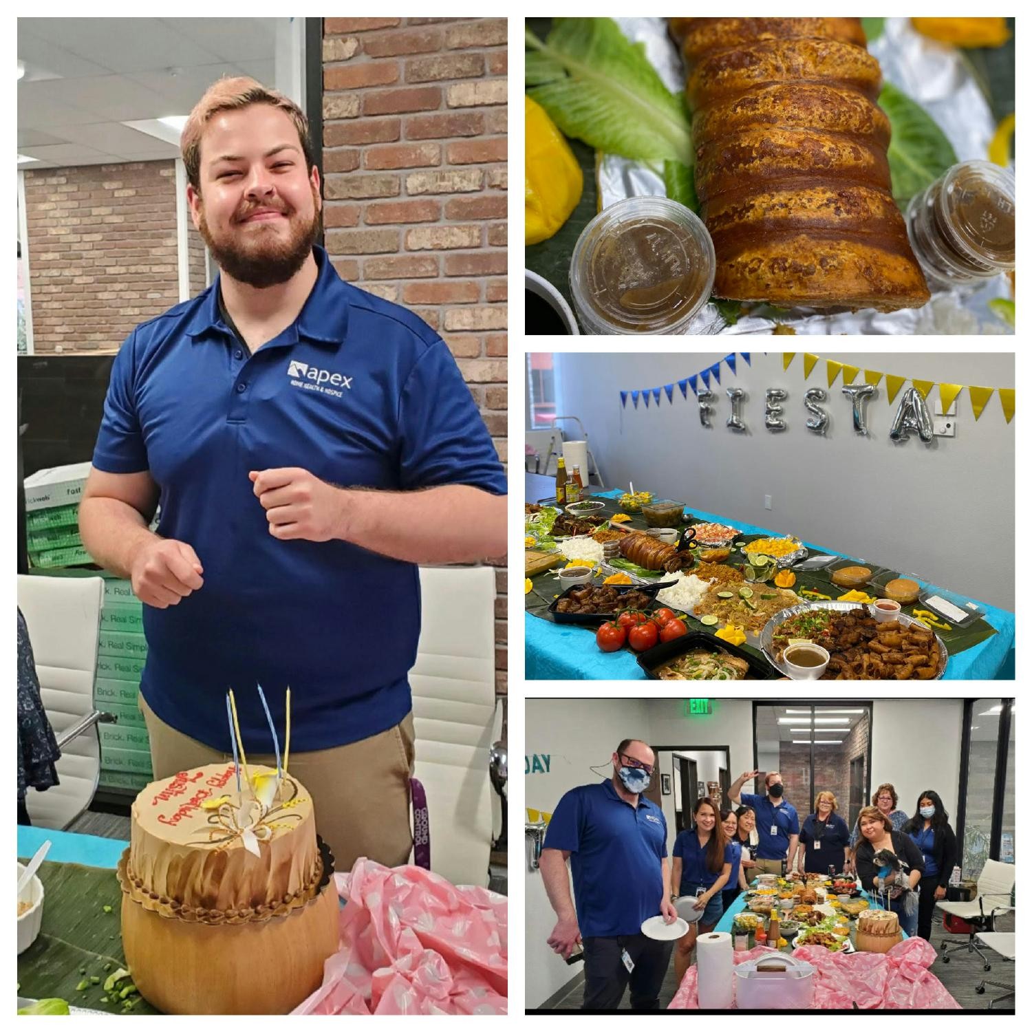 We love celebrating birthdays with a feast highlighting different cultures. This was a traditional Filipino Meal called a Boodle Fight.