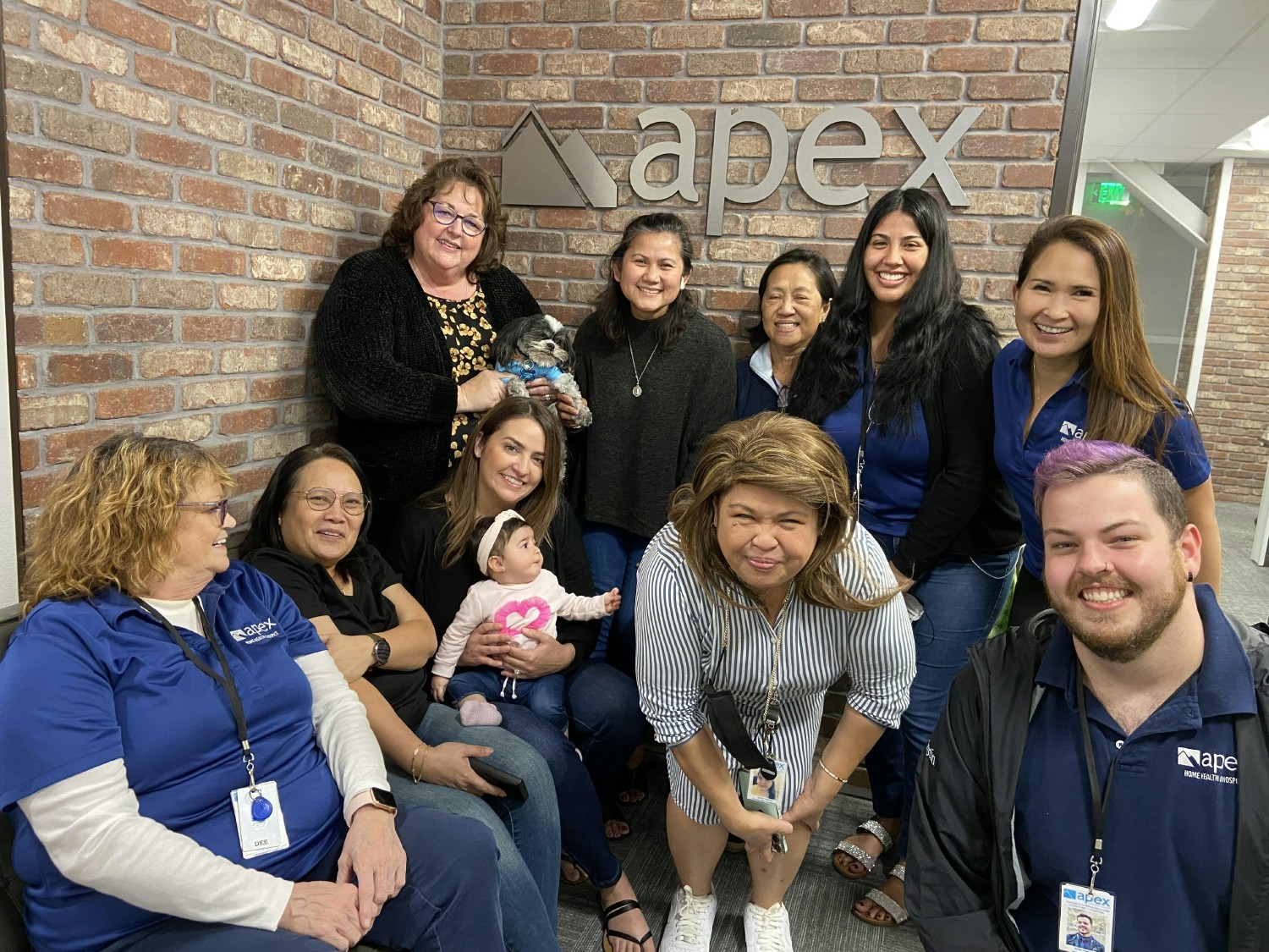 TGIF. On Fridays, its Bring your baby and puppy to work Day, and we  look forward to a delicious company sponsored Lunch to cap off the week!