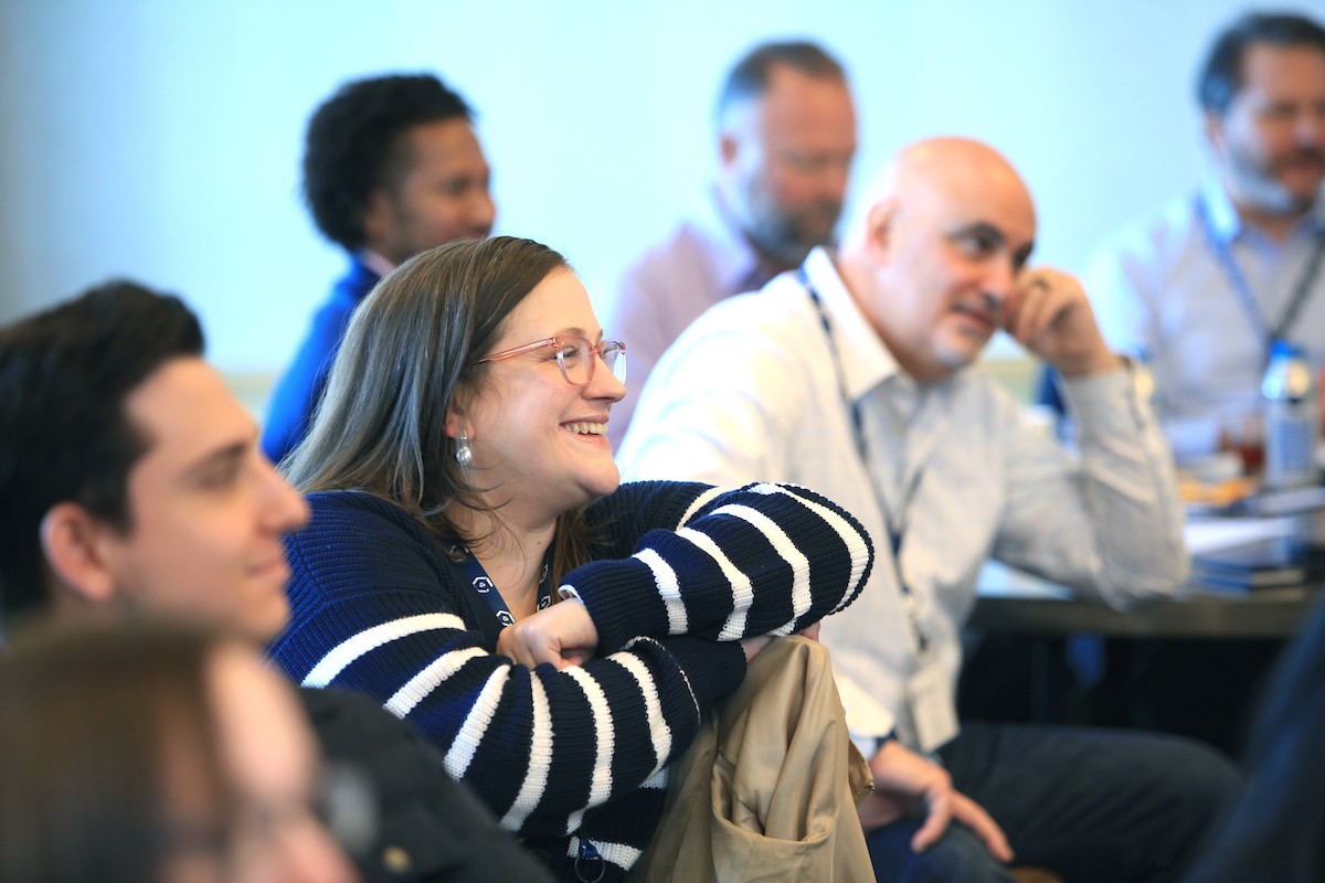 Captivated BAM employees.