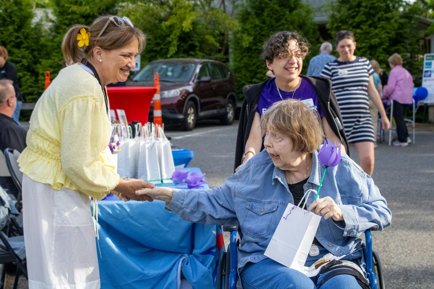 At big community events with families and friends, the experience of residents are always what's most important.