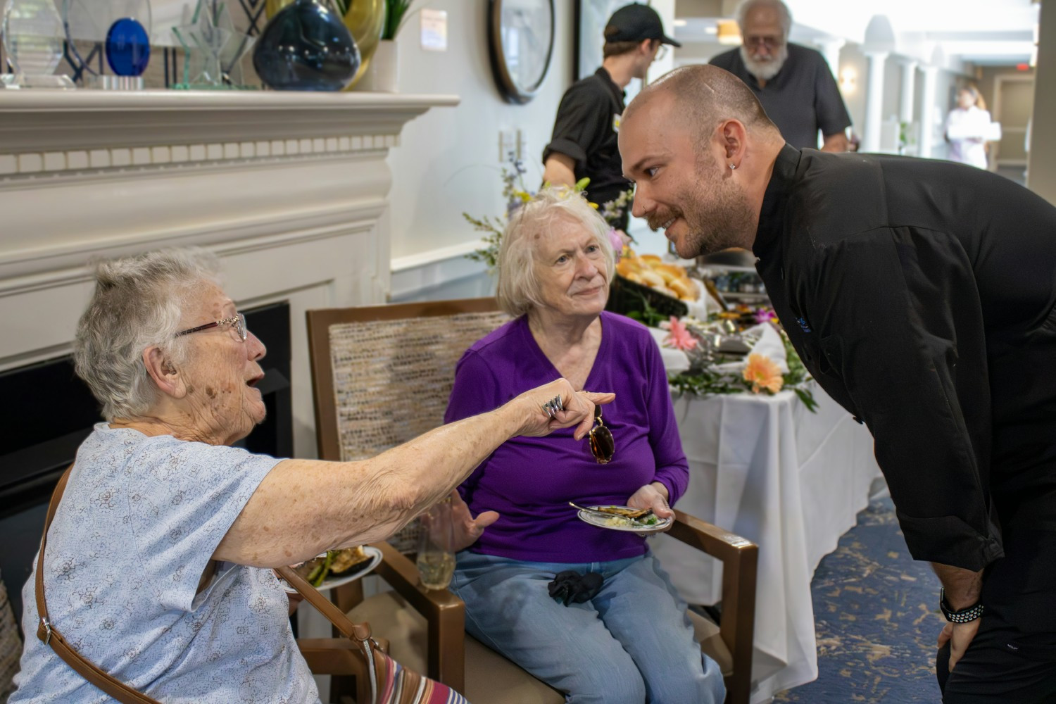 Associates are constantly learning from residents through meaningful conversations and personal connections.