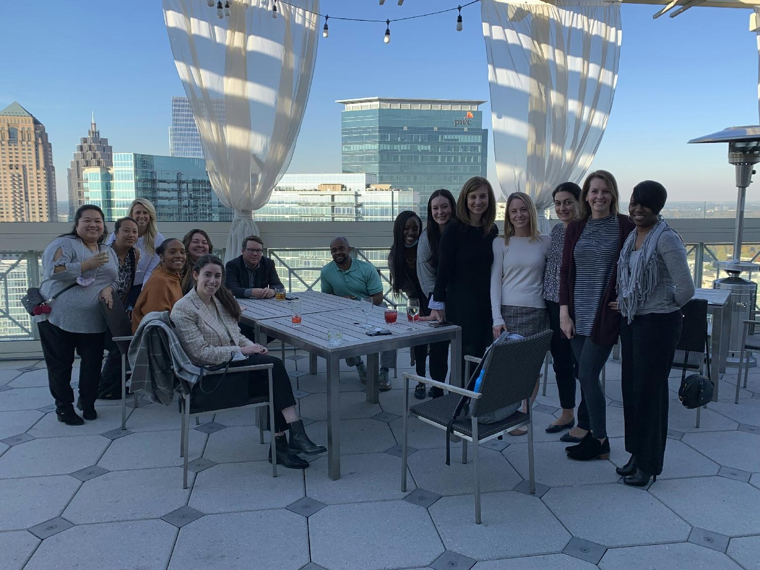 Staff Appreciation gathering on a beautiful afternoon at The Peachtree Club