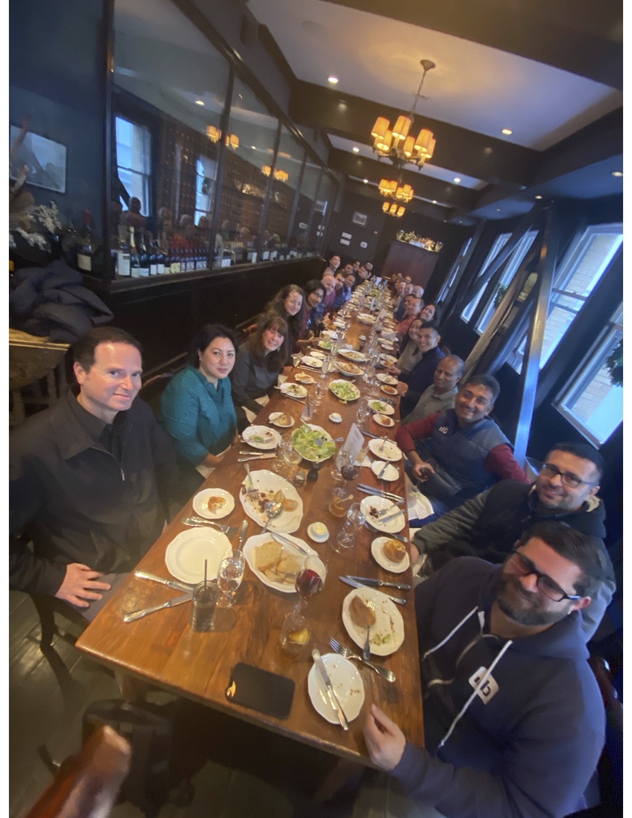 San Francisco office holiday lunch 2021