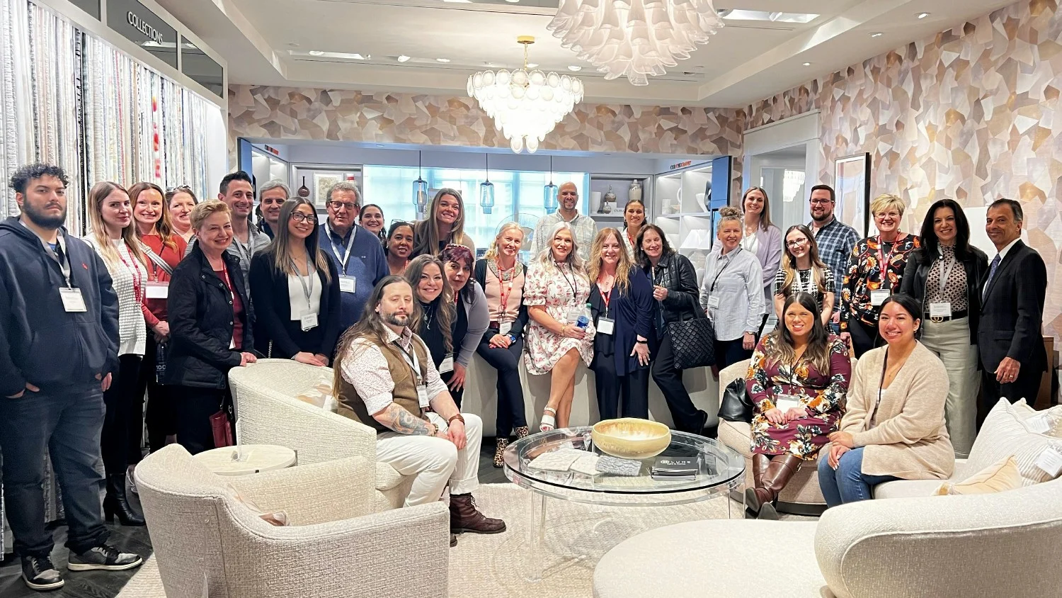 Team members from various departments enjoyed an inspiring tour of our Design Studio and NYC Showrooms at the D&D!