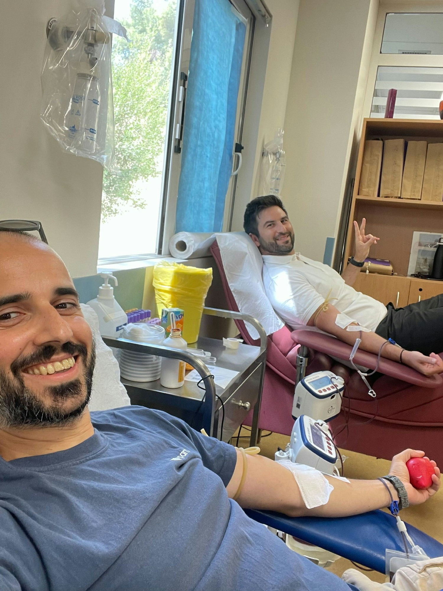 Panther giving back! Blood drive in Greece.