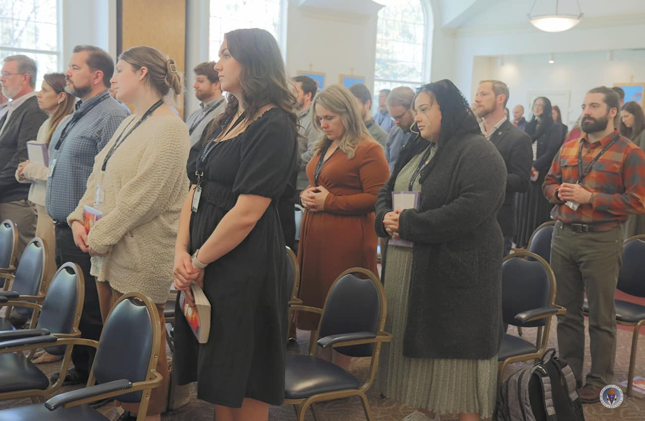 Ascension team members joining together for Mass celebrated by Archbishop Perez of the Archdiocese of Philadelphia, PA.