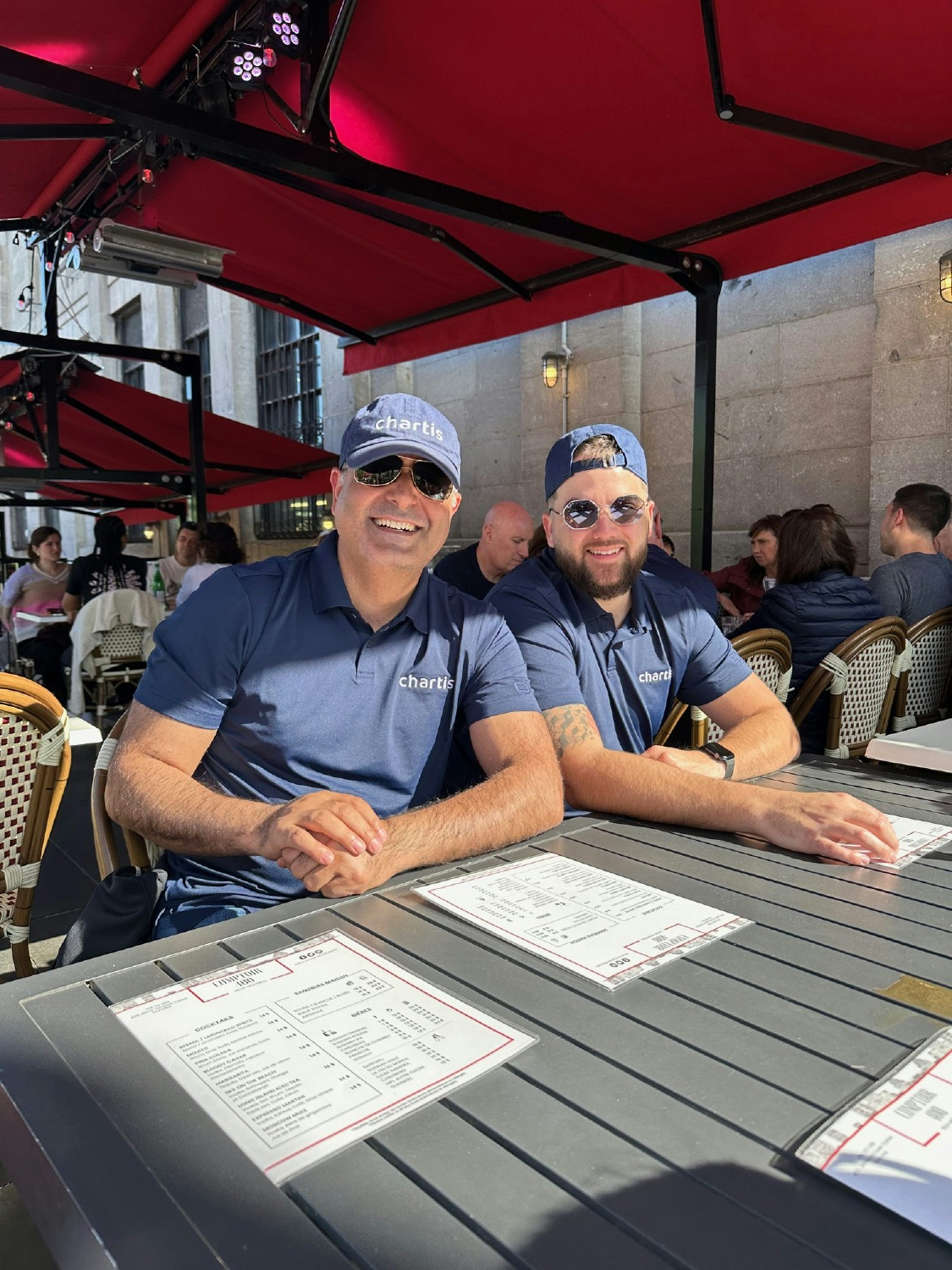 Lunch out at Chartis