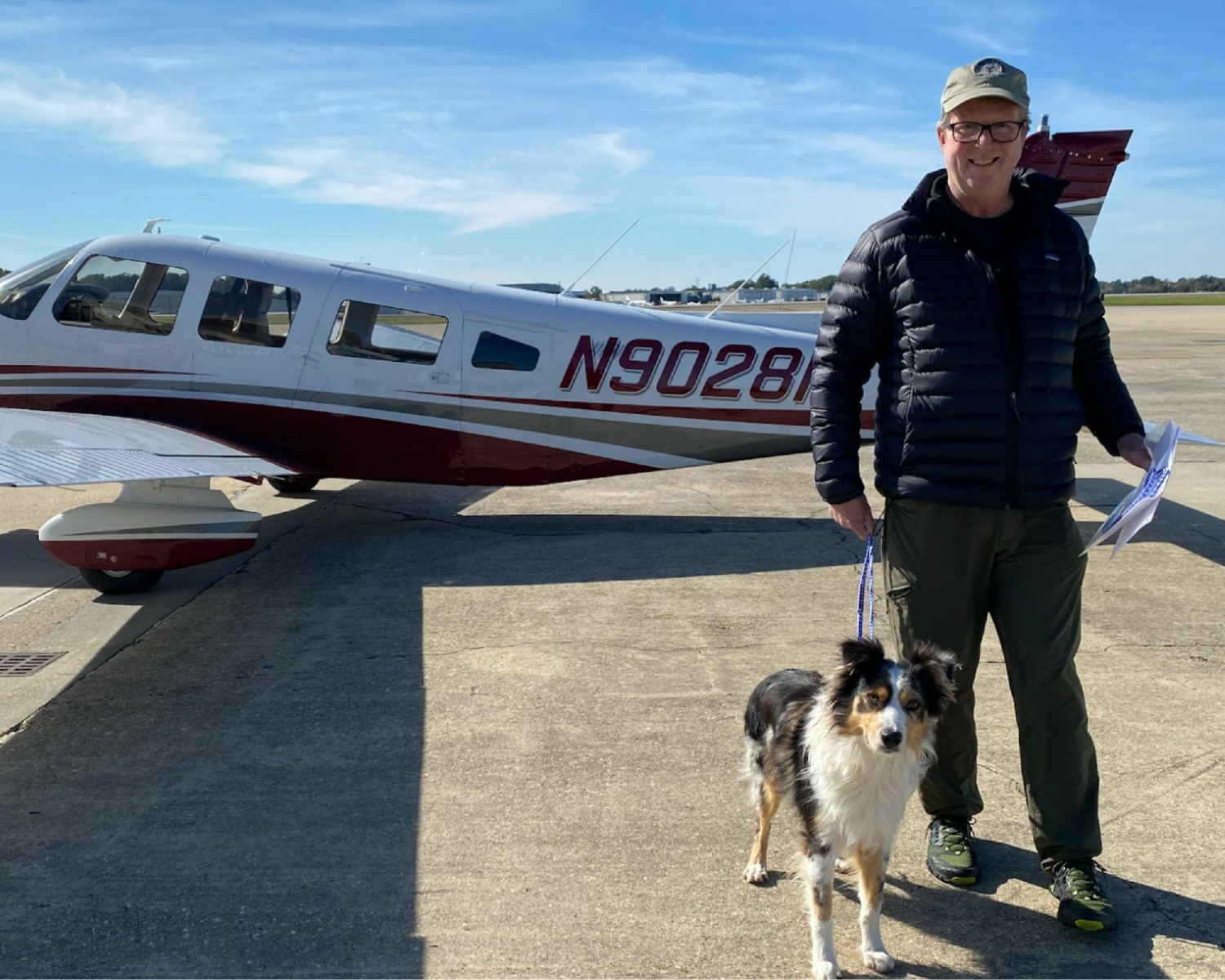 Our CEO, Jim Hitchcock, is also a pilot and loves giving back to Paws and Pilots. 
