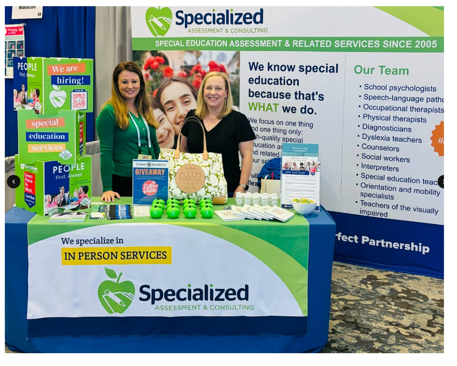 Say hello! We are often at trade shows meeting new people. 