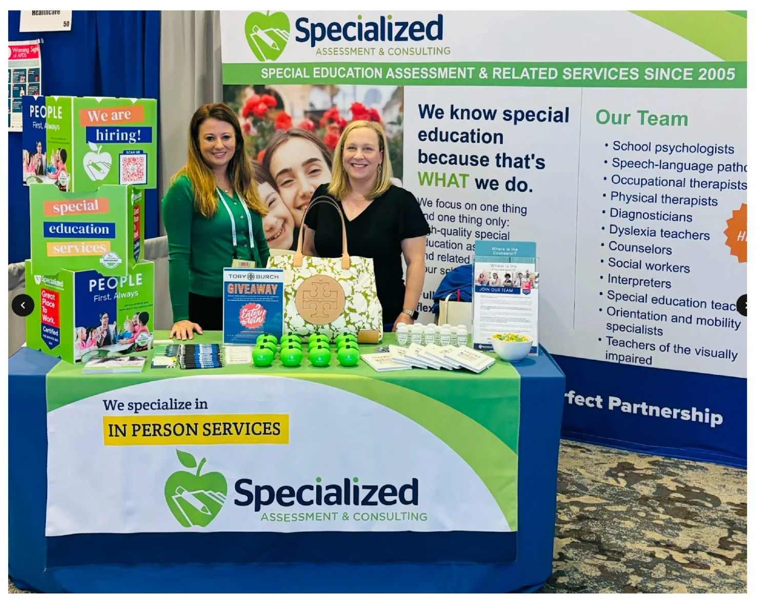 Say hello! We are often at trade shows meeting new people. 
