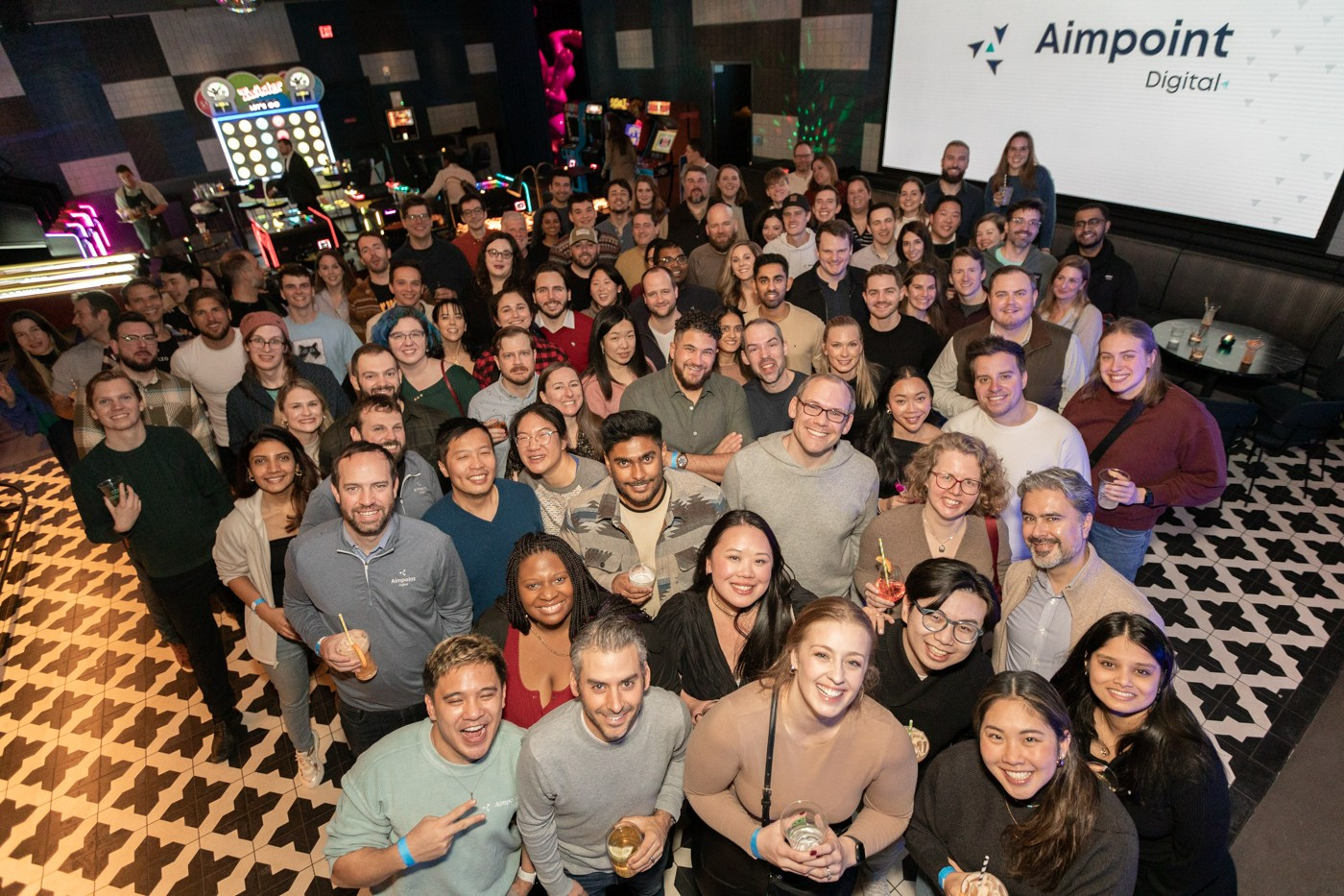 The Aimpoint Digital team at our 2024 All Hands Meeting in Vail, Colorado! 