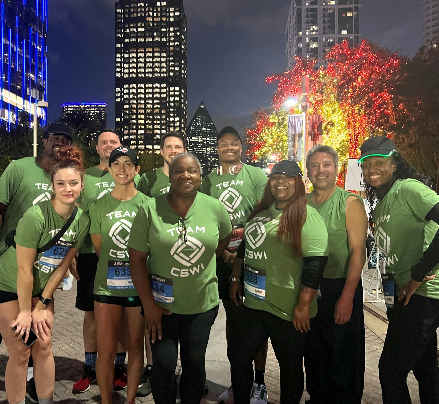 As part of an award-winning wellness program, Team CSWI participates in the J.P. Morgan Corporate Challenge in Dallas.