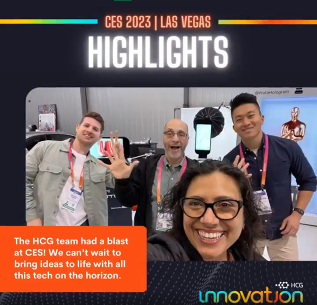Some of our Innovation Catalysts kicking off 2023 at the Consumer Electronic Show (CES)!