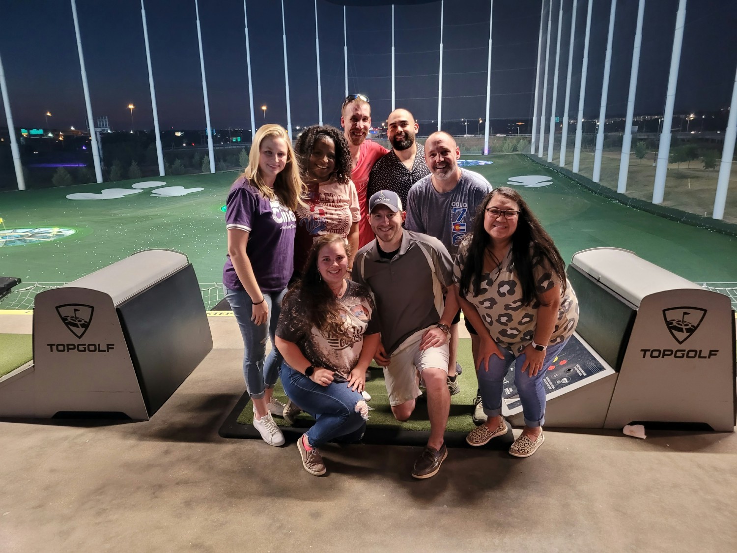 Top Golf night with the team.