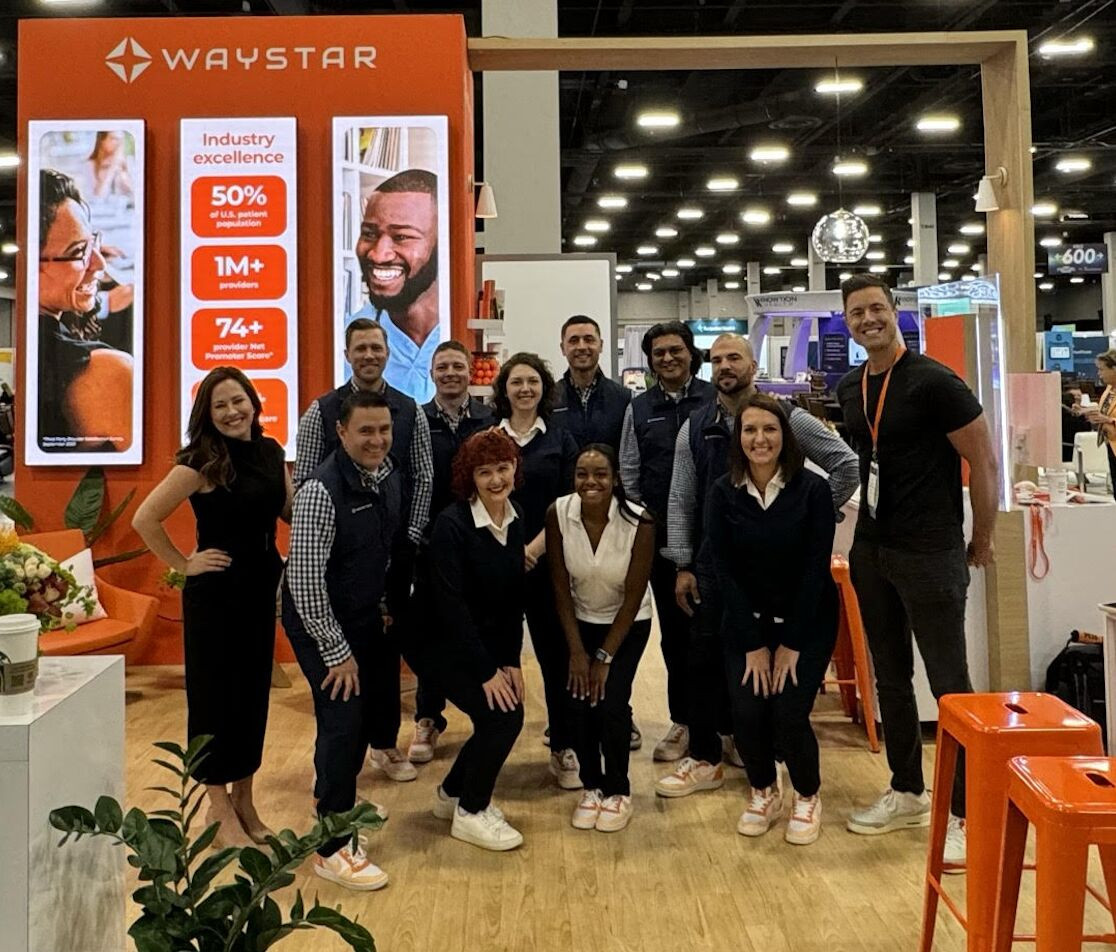 The Waystar team comes together at events across the country, ready to share about the future of healthcare payments. 