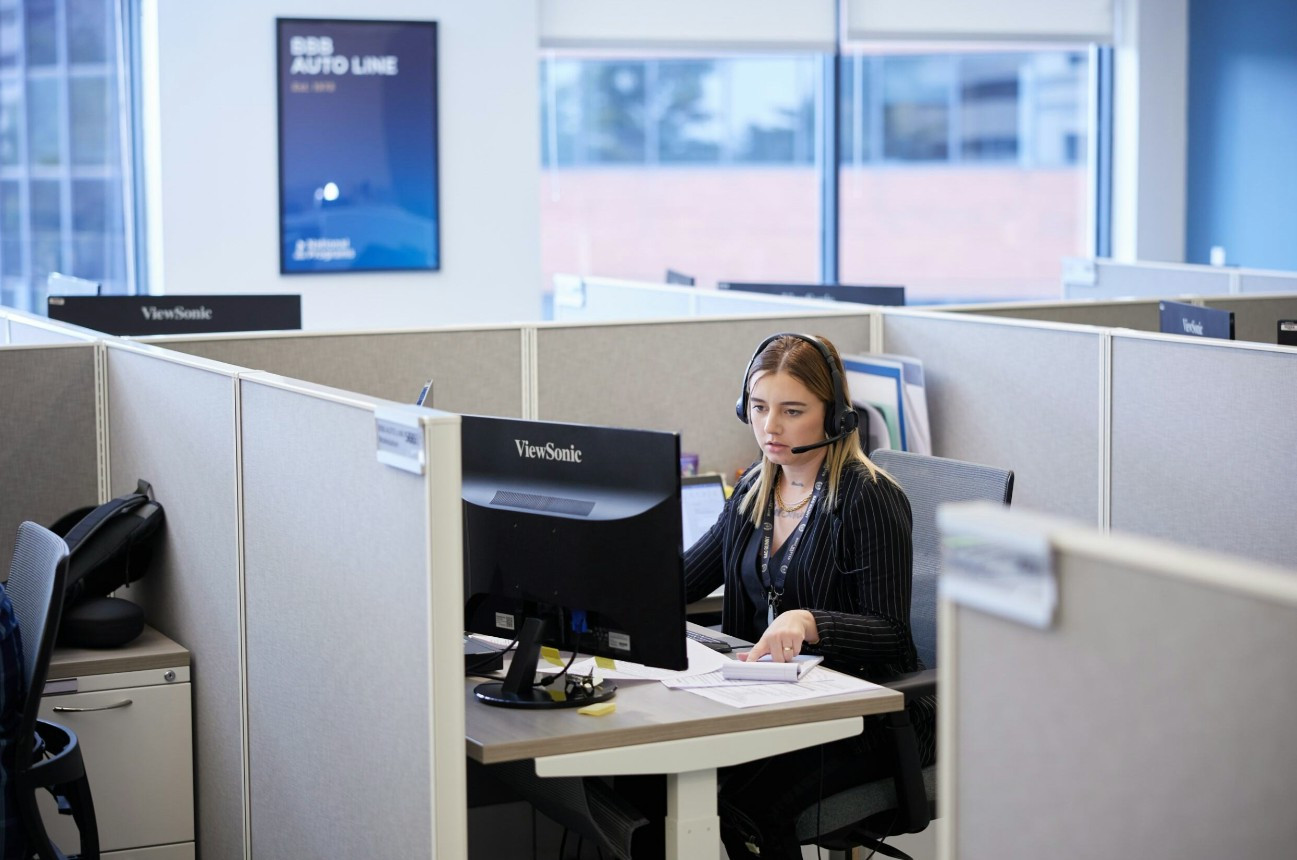 BBB National Programs is hard at work in the BBB AUTO LINE area of the McLean headquarters