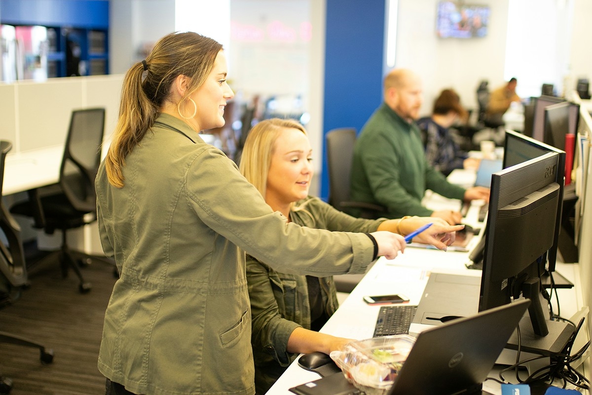 Our ATL HQ office is open as a collaborative workspace for our employees to use in a way that works best for them. 