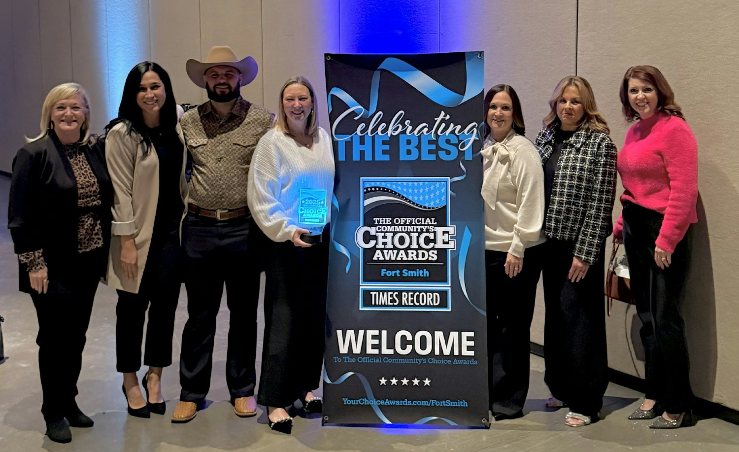 Fort Smith team was honored at the 2025 Fort Smith Community’s Choice Awards gala. 