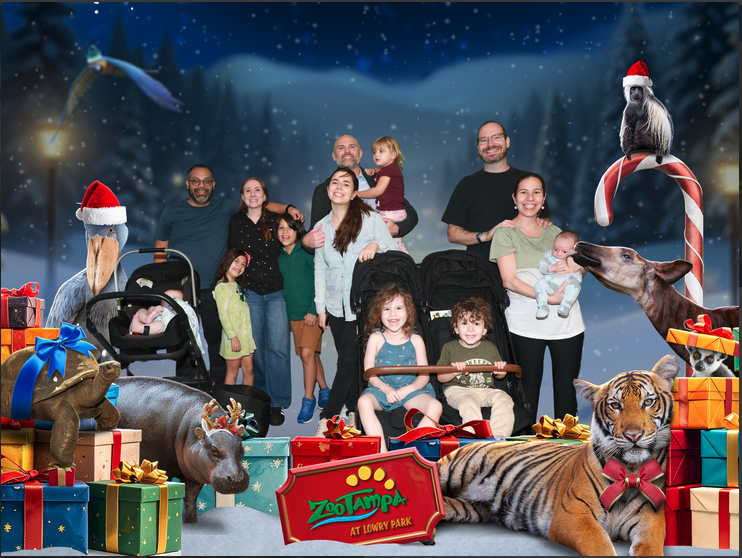 Sleighing the holiday party… zoo-style