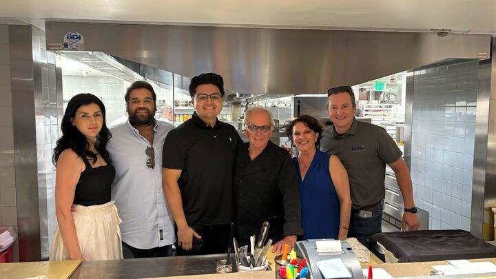 Special company dinner with Wolfgang Puck