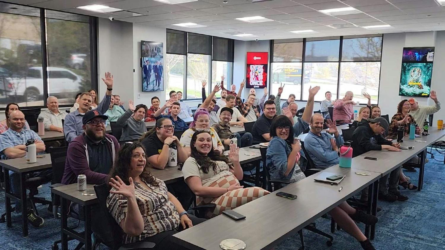 Groove team, all in for learning and growing together at our latest training event!
