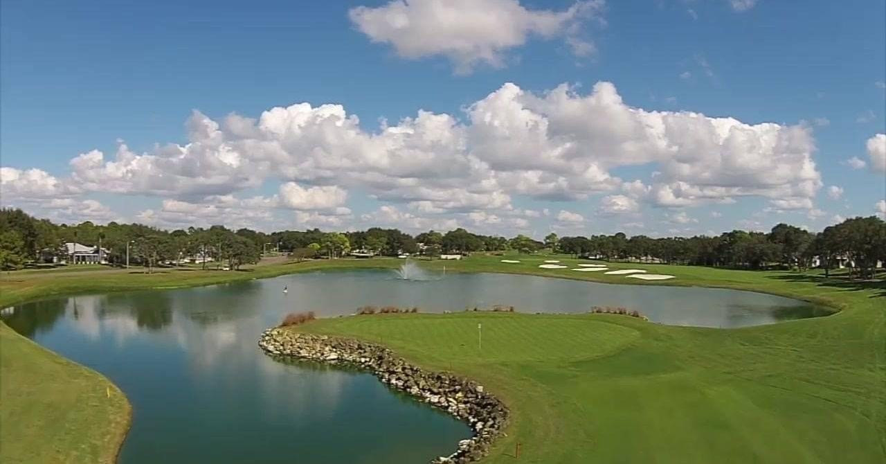 Beautiful golf courses and lakes