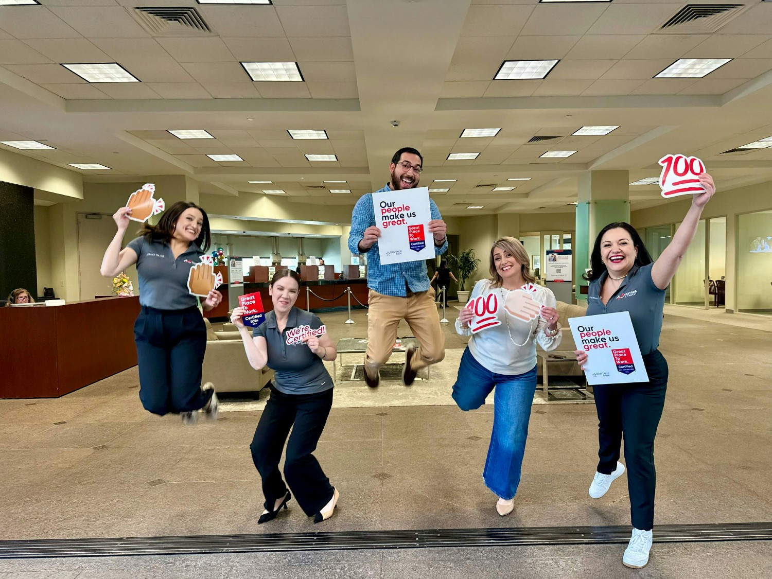 Our team was extremely excited to hear the news about the Great Place to Work certification.  