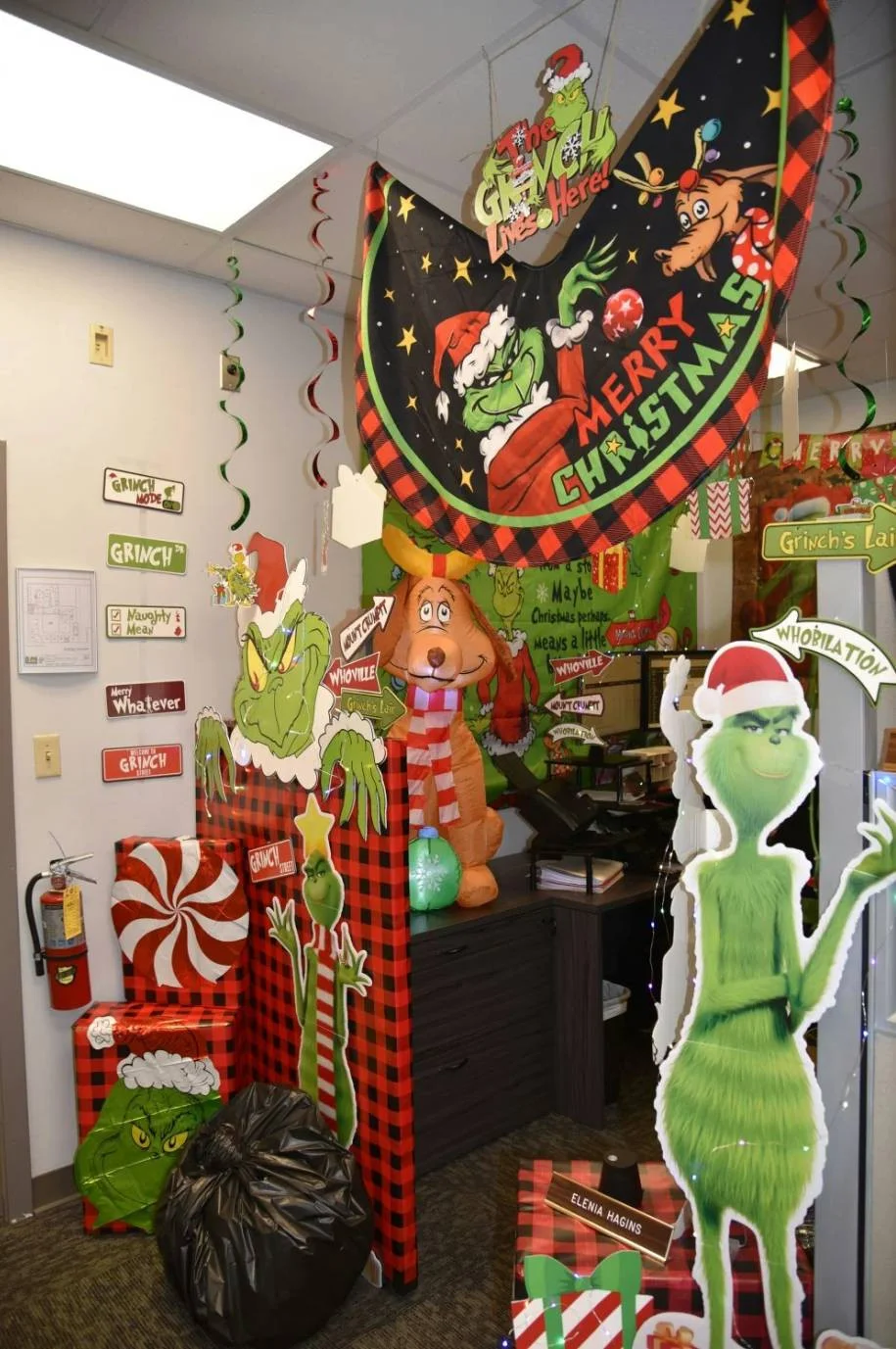 Friendly competition of who can decorate the best cubicle in the accounting department. Always something fun happening.