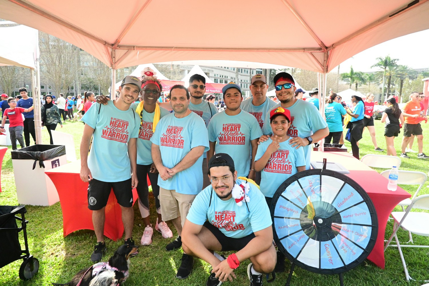 The B&I team members participate in the Wall Raising for Habitat for Humanity each year.